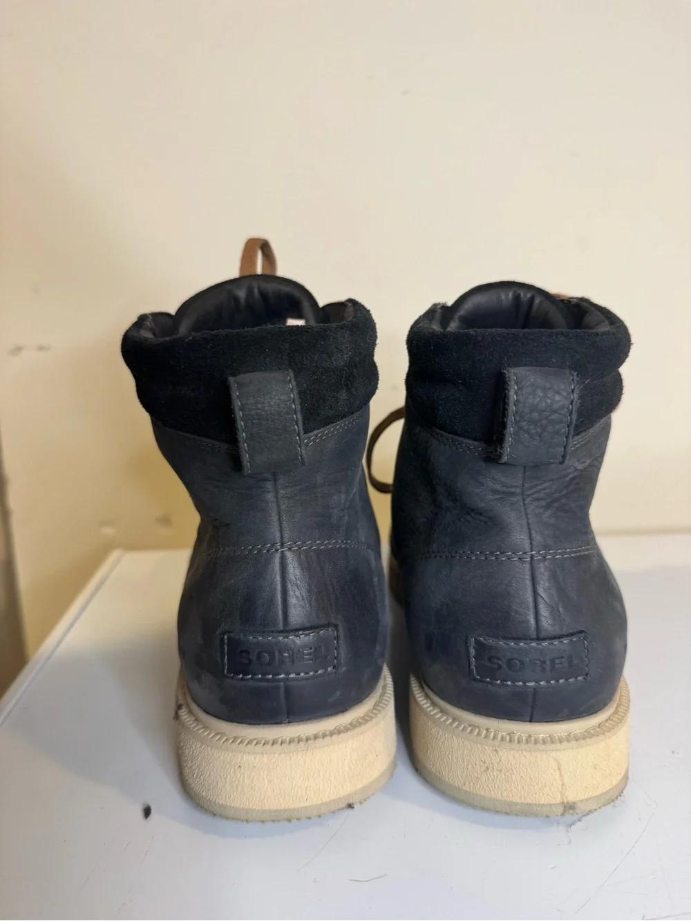 Sorel durable leather